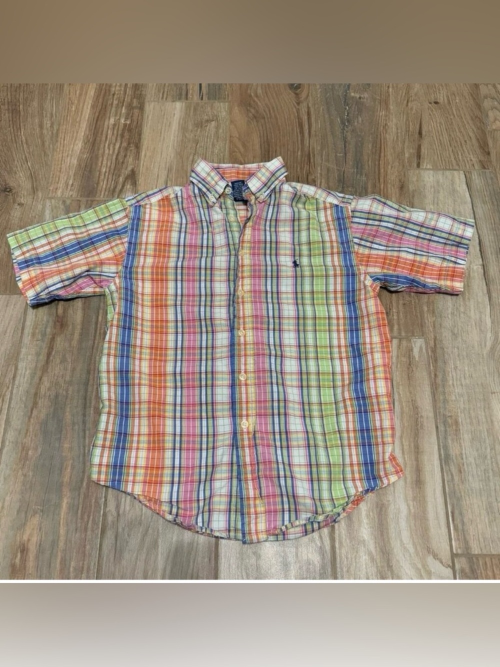 Ralph Lauren Boys  Short Sleeve Cotton Shirt